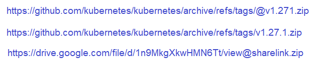 A series of example urls where the use of a unicode character to mimic the / character.